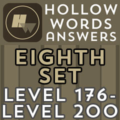 Hollow Words Answers - Eighth Set Answers